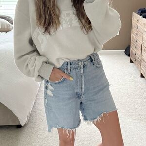 Agolde Stella High Rise Denim Shorts - 28